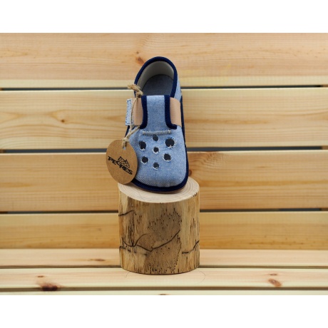 Pegres Barefoot tekstiil sinine